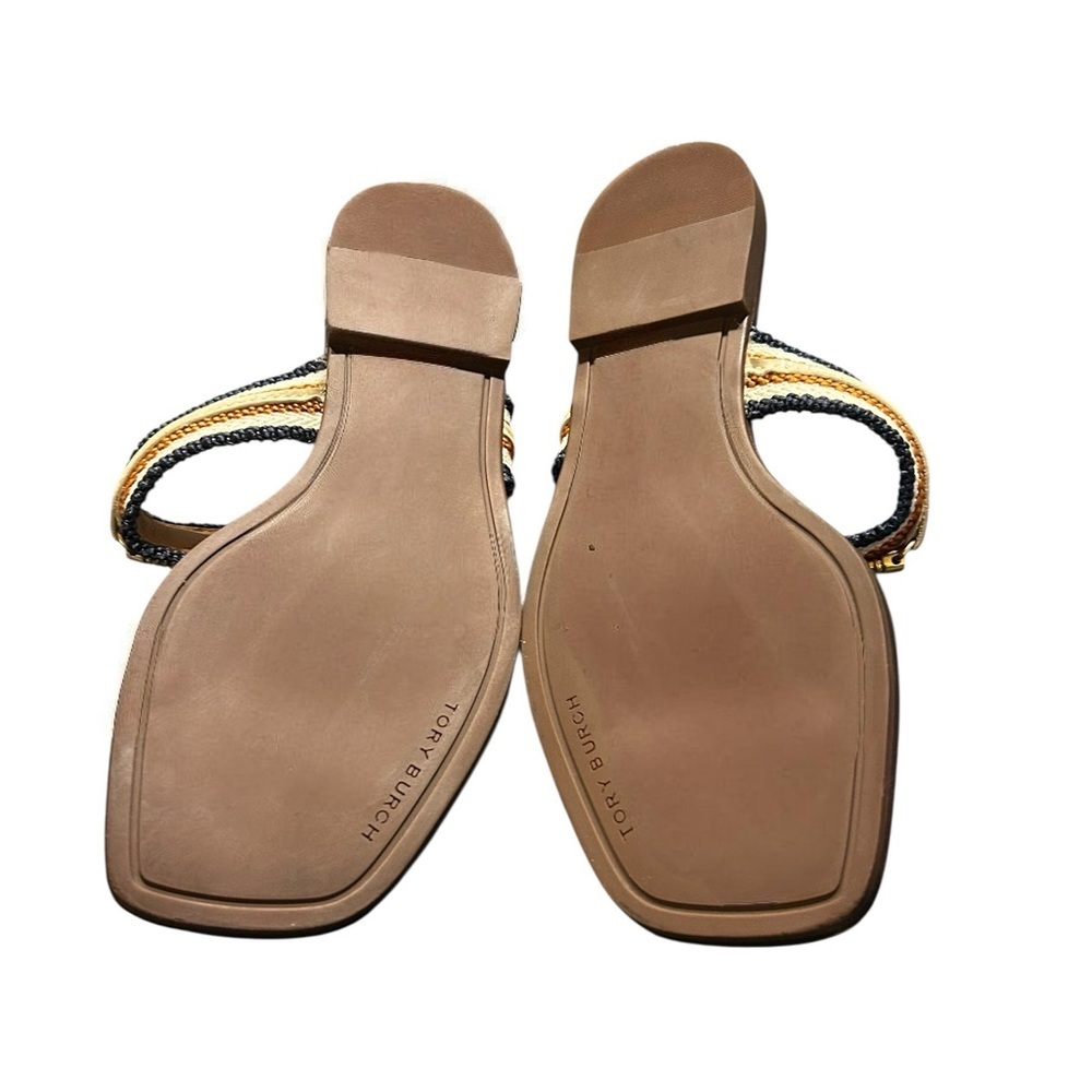 Tory Burch Women’s Jessa Beige Size 5.5 Thong Sandals, NWOT - Picture 5 of 6